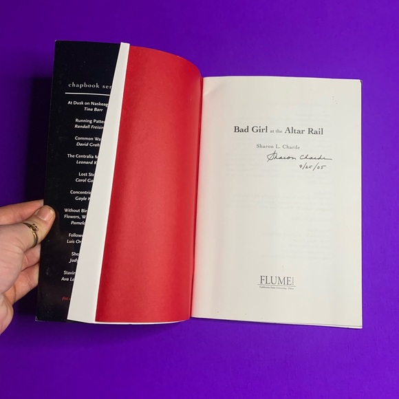 SIGNED Sharon L. Charde “Bad Girl At The Altar Rail” - Picture 4 of 7